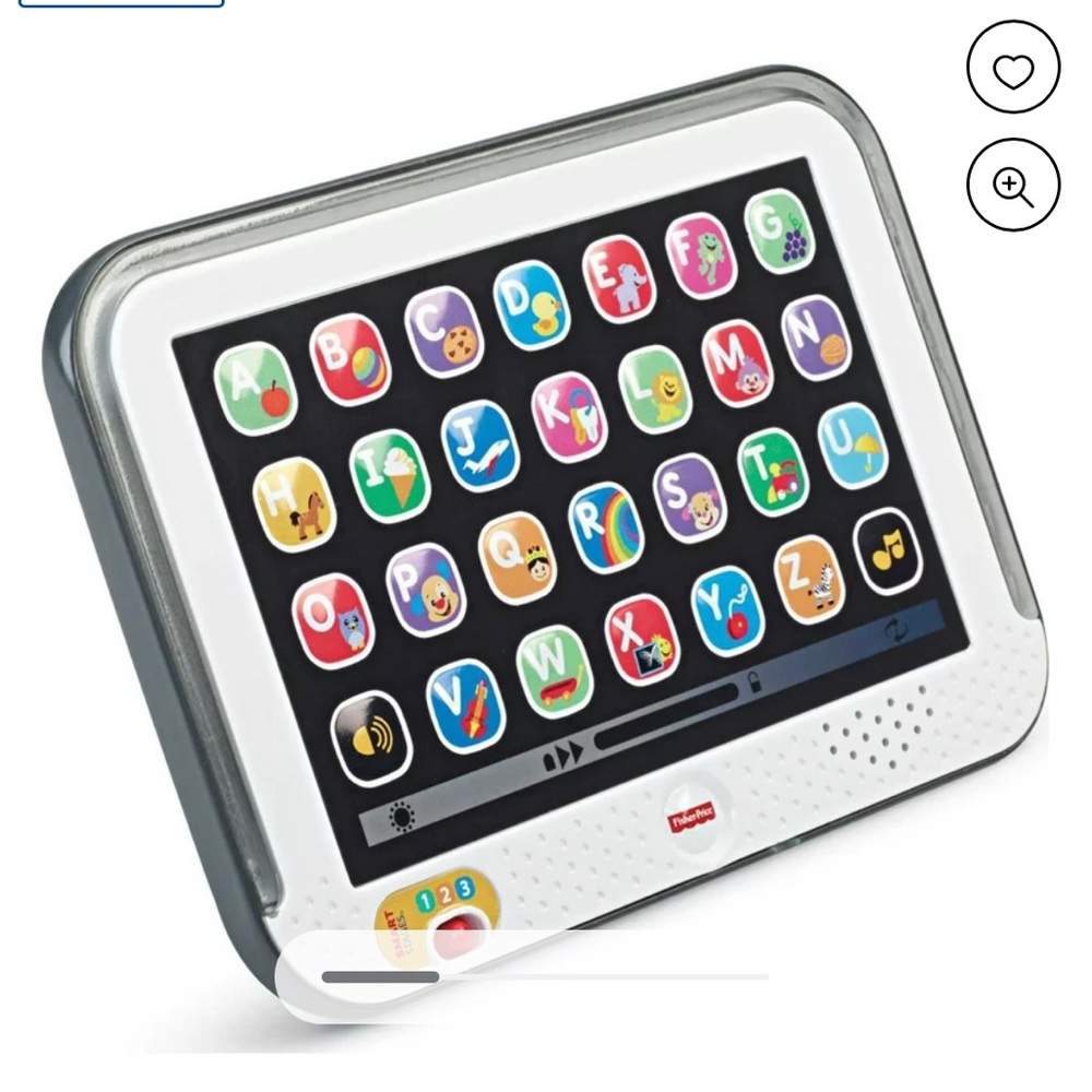 Fisher Price Pretend Tablet iPad for Babies and Toddlers, Learning tablet